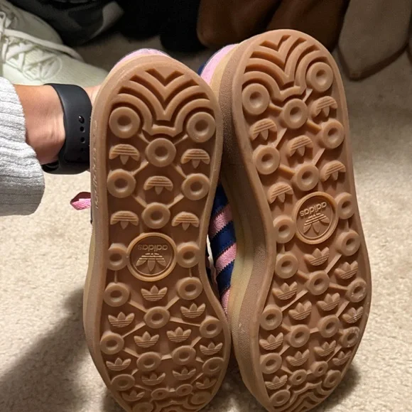 Adidas Gazelle Pink and Navy Women's Sneakers - Picture 3 of 5